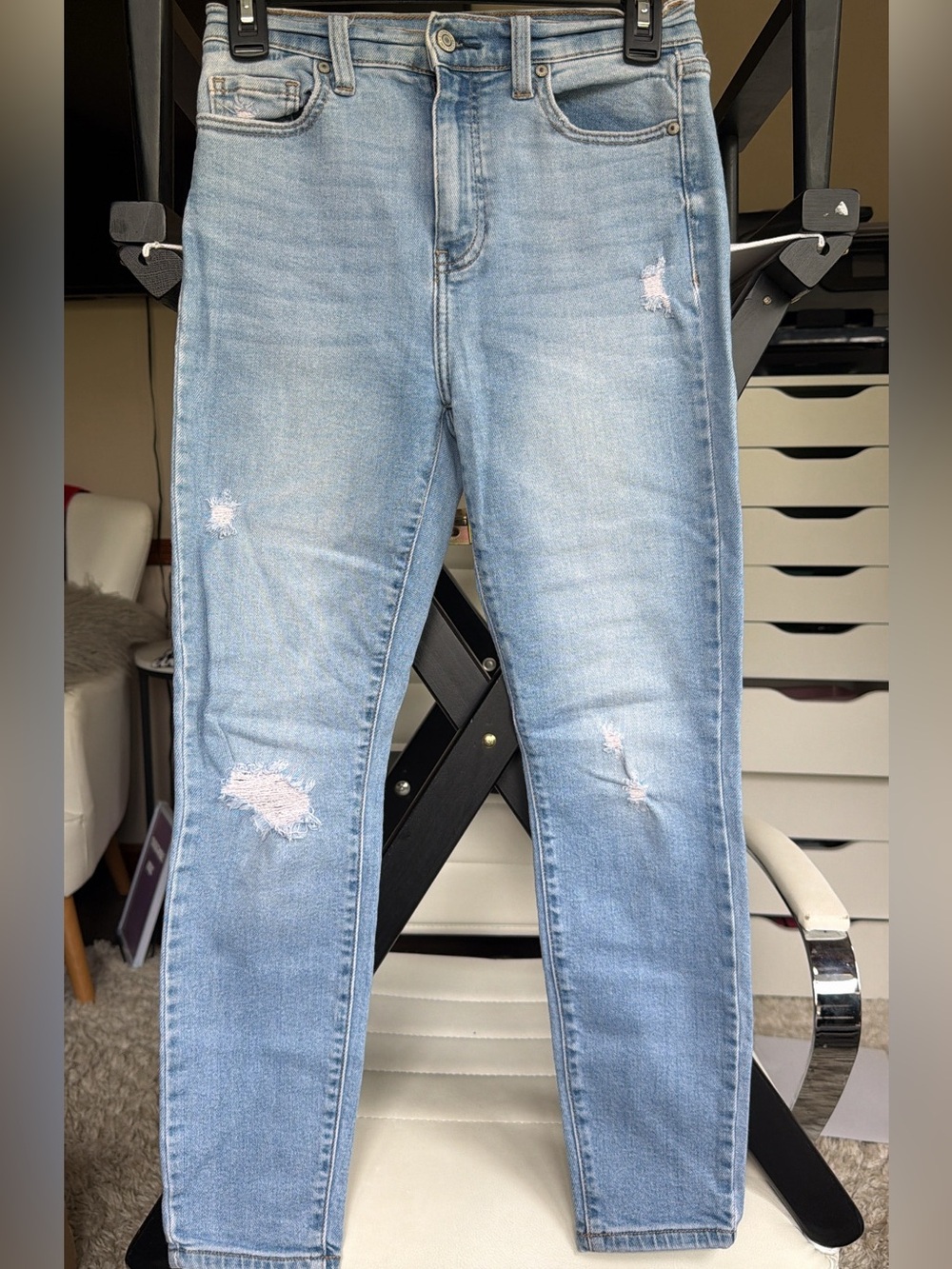 Eunina Bella super high rise skinny crop jeans